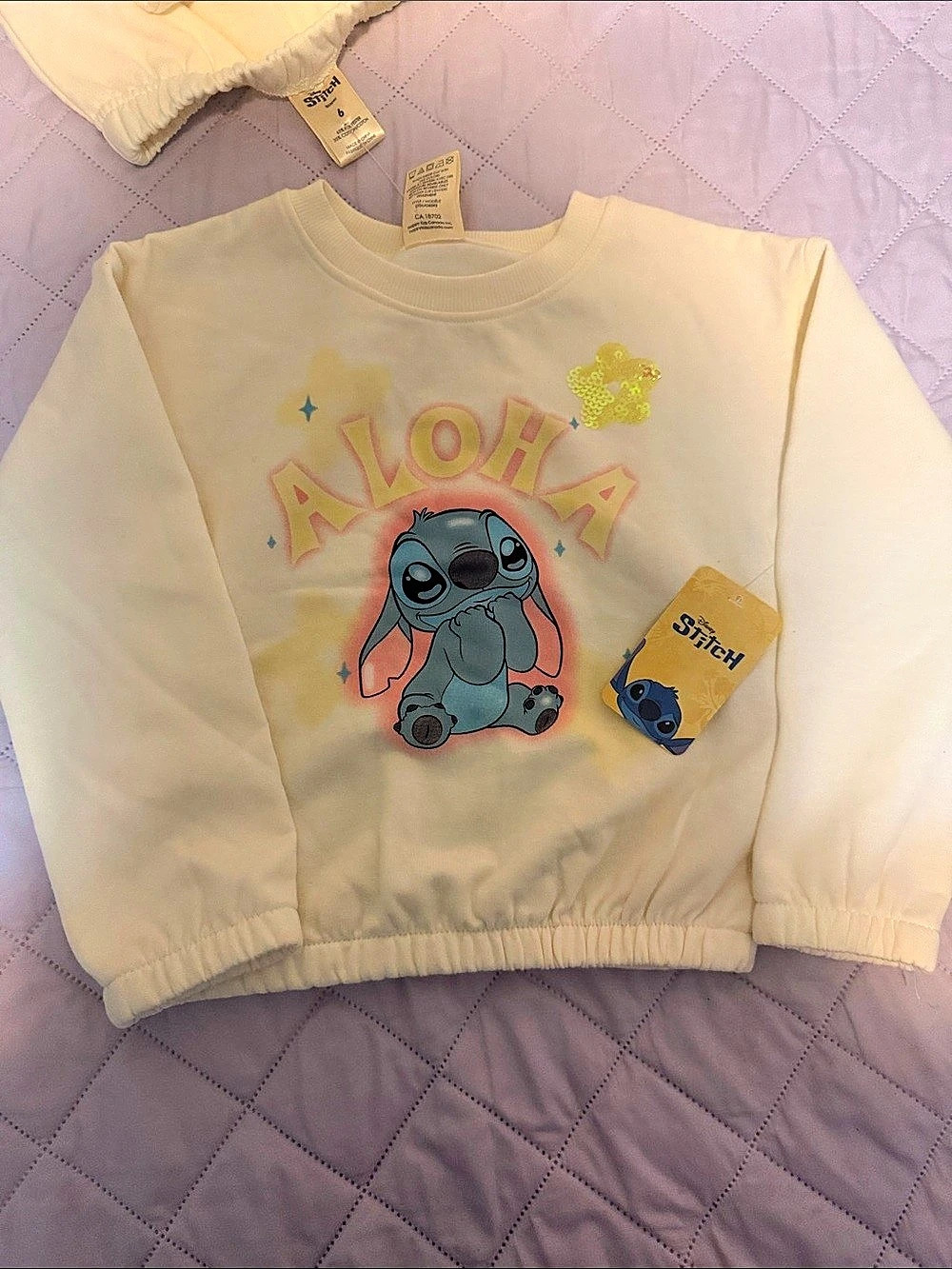 Disney Lilo & Stitch Aloha Sweatshirt and Jogger Set